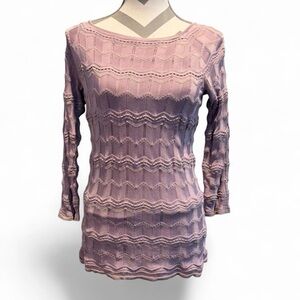 WHBM Purple Knit Sweater